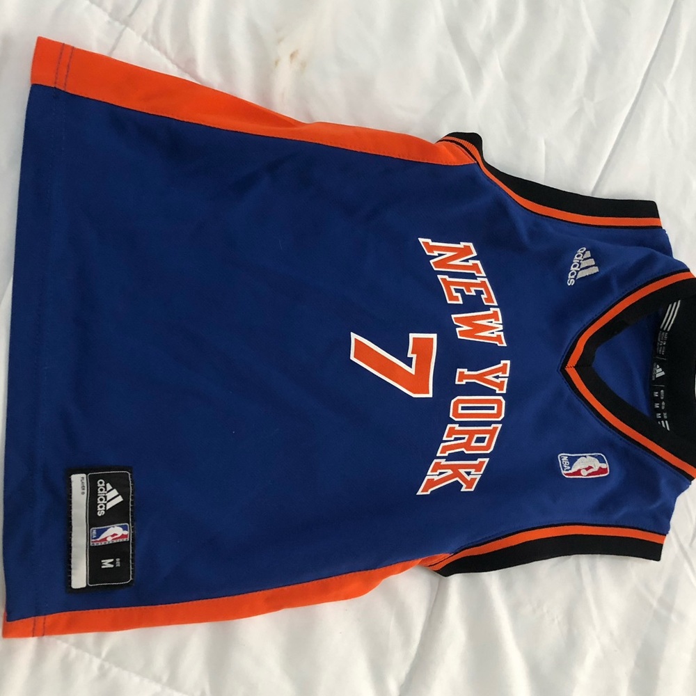boys M Adidas NY Knicks Carmel Anthony 7 jersey